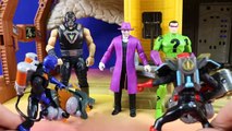 Power Rangers Rescue Knight Missions Batman & Robin From Jail And Battle Venom Bane