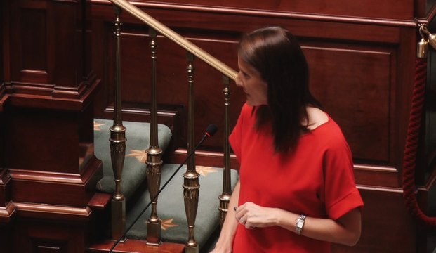 Le port du masque pourrait être rendu obligatoire si le virus venait à reprendre de la vigueur estime Sophie Wilmès