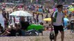 Sunseekers flock to beaches on UK's south coast as temperatures soar