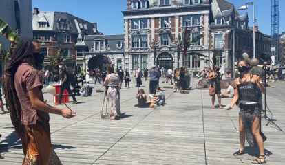 Manifestation du secteur culturel à Namur