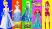 Play Doh Cinderella Movies Barbie Princess Power Disney Frozen Anna Elsa Magiclip Dough Cendrillon