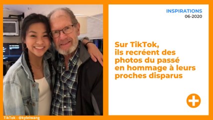 Sur TikTok, ils recréent des photos du passé en hommage à leurs proches disparus