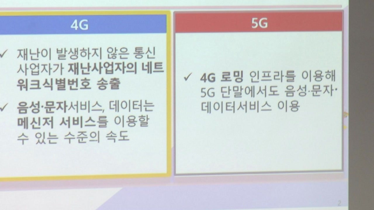 "통신 블랙아웃 막는다"...이동통신 3사 재난 로밍 시스템 구축 / YTN