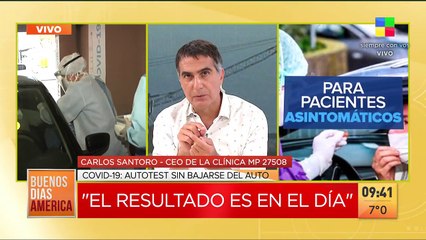 Montaron una clínica de AUTO-TEST en Monte Grande: se hace sin bajarse del auto