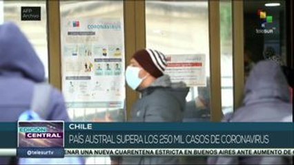 Chile supera los 250 mil casos de coronavirus