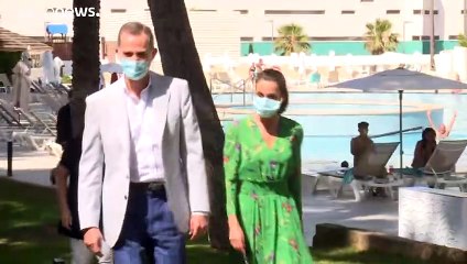 Los reyes de España visitan Palma y muestran su apoyo al sector turístico
