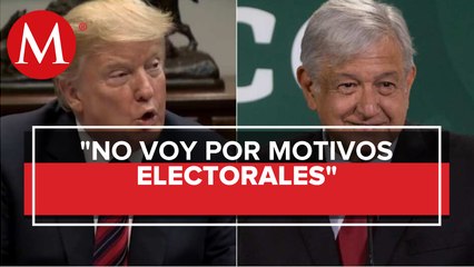 Viaje a Washington no tiene fines electorales: AMLO