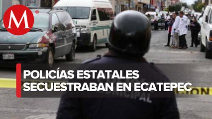 Detienen a policías por secuestro en Ecatepec