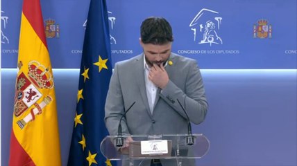 Rufián desprecia la candidatura de Calviño a la Presidencia del Eurogrupo: "Es la candidata de los liberales"