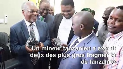 Tanzanie: un mineur devient millionnaire avec deux morceaux de tanzanite