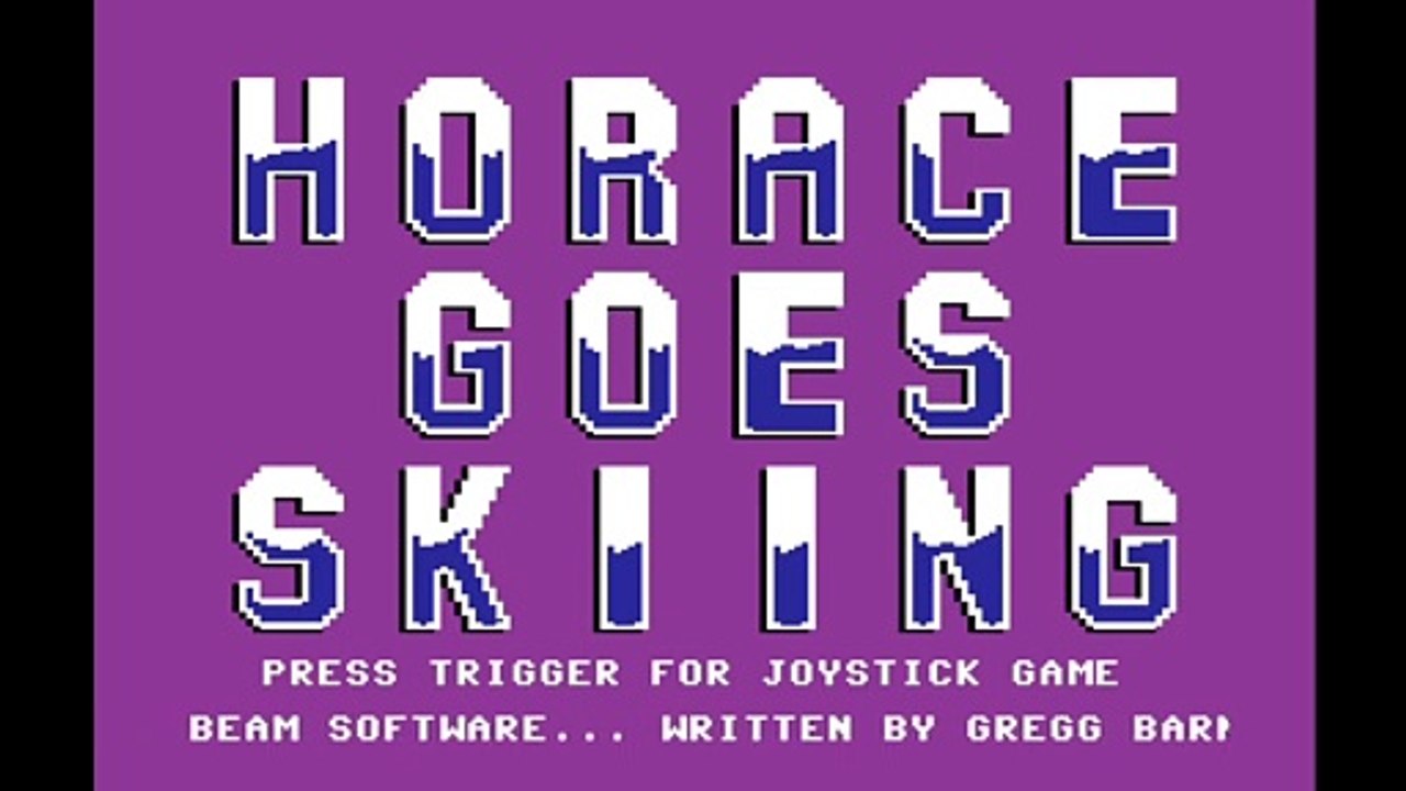 [Longplay] Horace Goes Skiing - Commodore 64 (1080p 50fps)