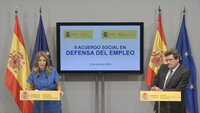 Díaz señala que la nómina de prestaciones ha descendido respecto a los 5.120 millones de mayo