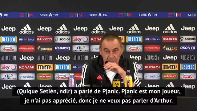 Transferts - Sarri remet Setién à sa place : Je n'ai pas apprécié qu'il parle de Pjanic