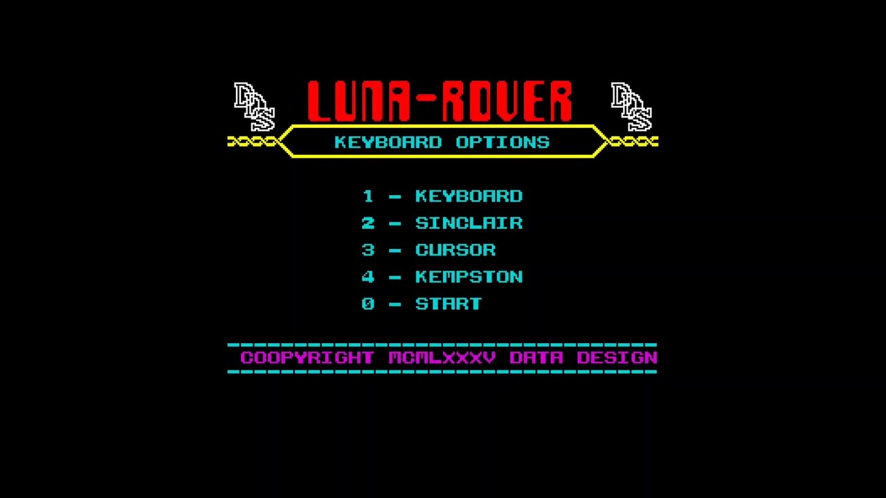 [Longplay] Luna Rover (48k) - ZX Spectrum (1080p 50fps)