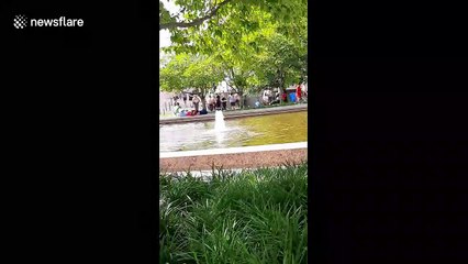 Eyewitness claims Tennessee State Troopers 'tore down' medical tents during protest