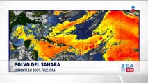 Polvo del Sahara llega a territorio mexicano