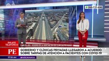 Primera Edición: Gobierno y clínicas privadas llegaron a acuerdo sobre tarifas