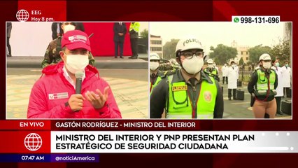 Primera Edición: Mininter y PNP presentaron plan estratégico de seguridad ciudadana