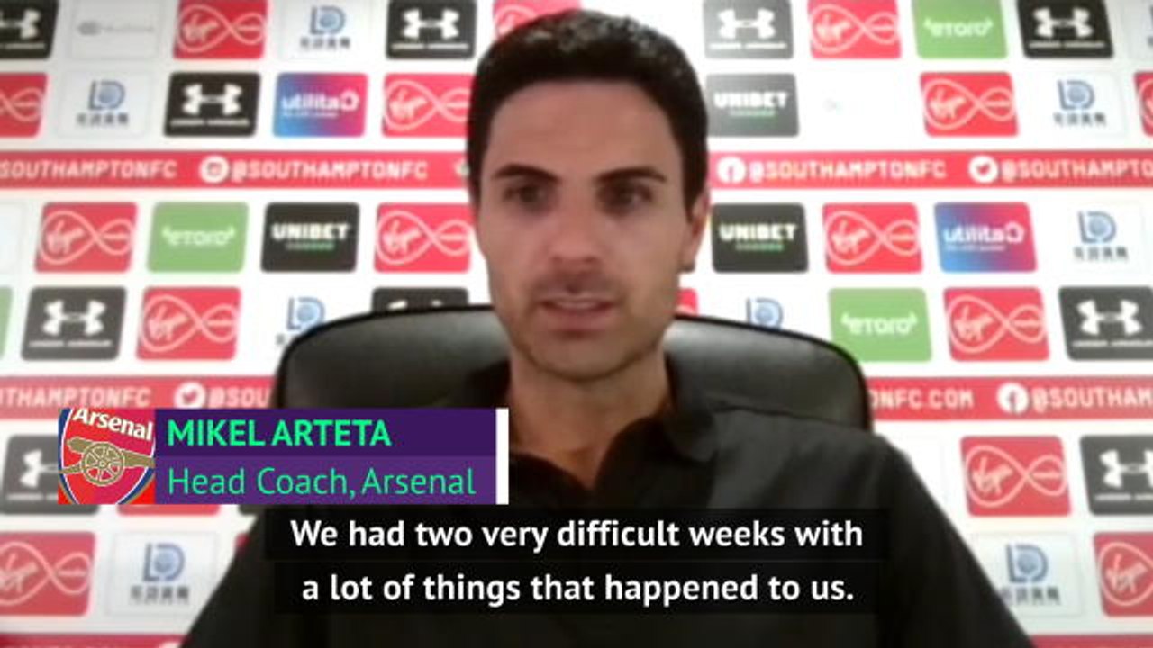 An 'important' win for Arsenal after 'difficult' week - Arteta