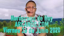 HOROSCOPO DE HOY de ARCANOS.COM - Viernes 26 de Junio de 2020