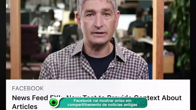 Facebook vai mostrar aviso em compartilhamento de notícias antigas