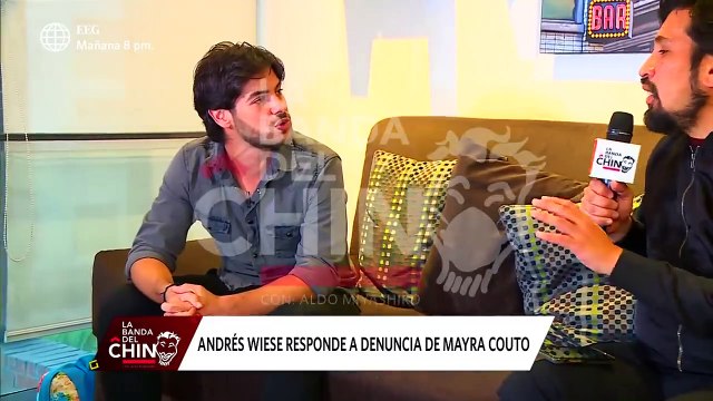 La Banda del Chino: Andrés Wiese habló de su relación con Mayra Couto mientras grababan juntos