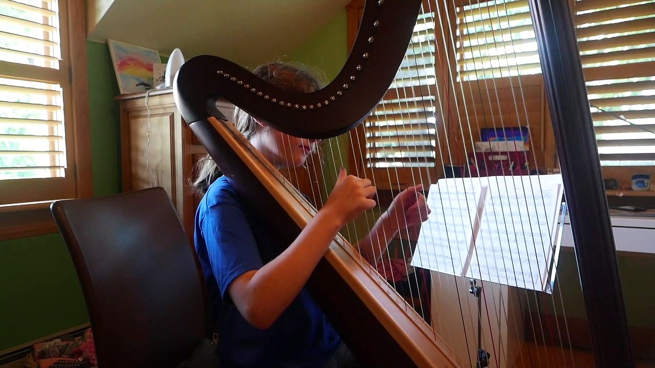 Juju toujours à la harpe