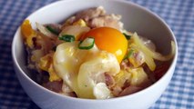 FANTASTIC Oyakodon Chicken and Egg Bowl Recipe