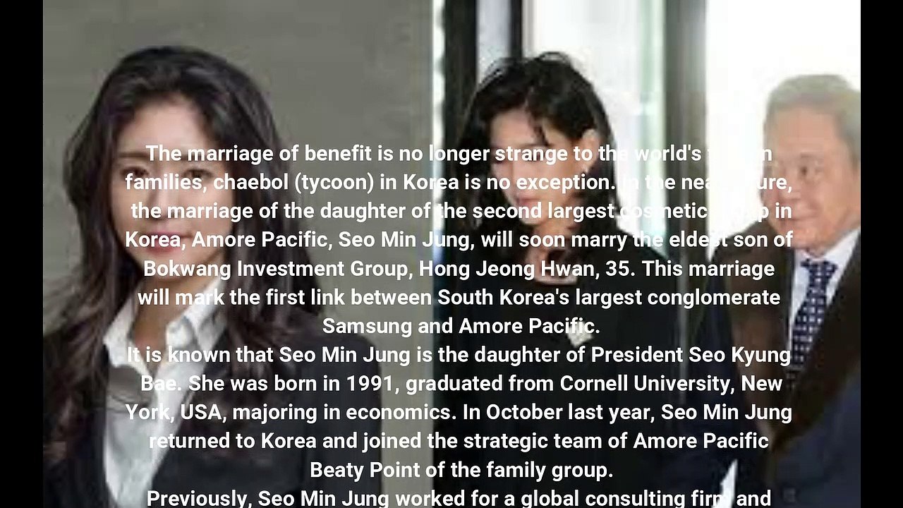 the daughter of a Korean tycoon