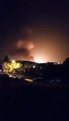 İran'da korkutan patlama, kameralara böyle yansıdı!