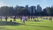 Crowds pack The Meadows on Scotland's hottest day of the year. June 25, 2020