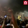Festejos de la afición de Liverpool tras el campeonato