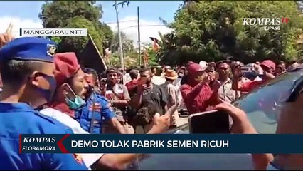 Demo Tolak Pembangunan Pabrik di Manggarai Timur Semen Ricuh