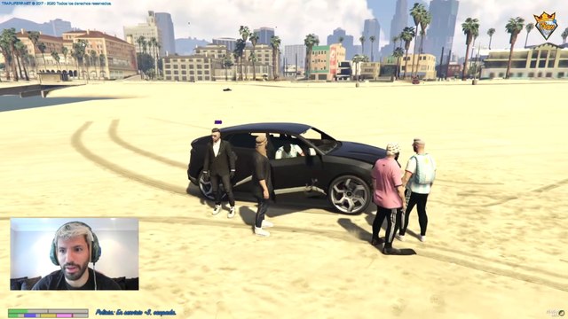 KUN AGUERO FIESTA EN LA PLAYA STREEM rolepley GTA 5 - Y TERMINAN PELEANDO!!- ESCUCHAN BAD BUNNY!! - mejores momentos #1