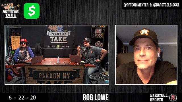PMT: Rob Lowe, The Mt Rushmore Of Stadium Jams And Monday Reading