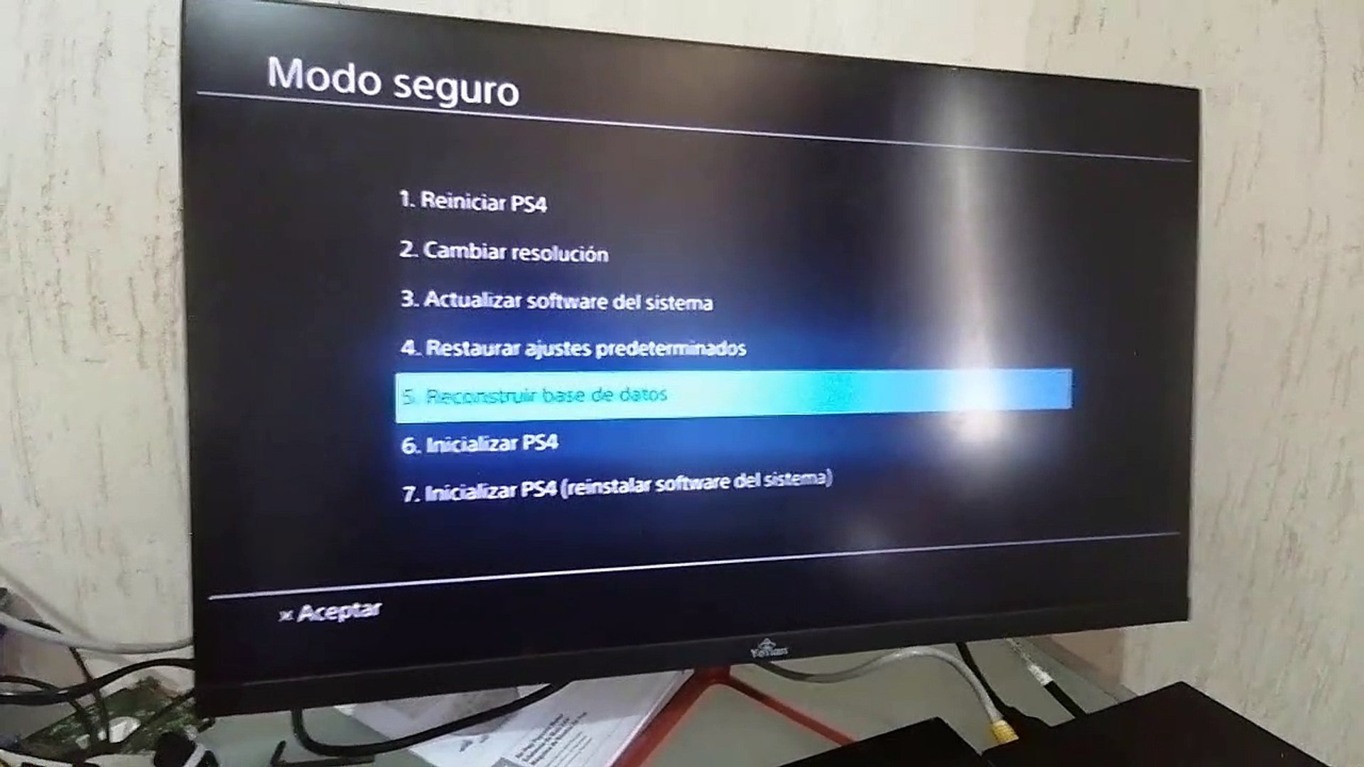 RECONSTRUIR BASE DE DATOS MODO SEGURO PS4 2020 (ELIMINA VIRUS Y CORRIGE  ERRORES) - Vídeo Dailymotion