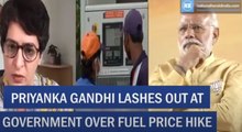 Priyanka Gandhi lashes out at government over fuel price hike