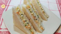 Cold sandwich recipe | Easy Egg mayo sandwich recipe by Meerabs kitchen