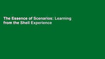 The Essence of Scenarios: Learning from the Shell Experience