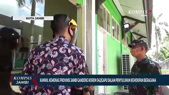 Kanwil Kemenag Provinsi Jambi Gandeng Korem 042/Gapu Dalam Penyuluhan Kehidupan Beragama