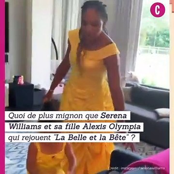 Serena Williams joue à la princesse avec sa fille Alexis Olympia