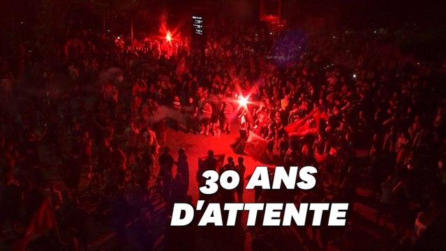 Les supporters de Liverpool fêtent le titre, malgré les recommandations sanitaires