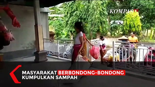 Sampah Ditukar Beras, Warga di Gianyar Berlomba Kumpulkan Sampah