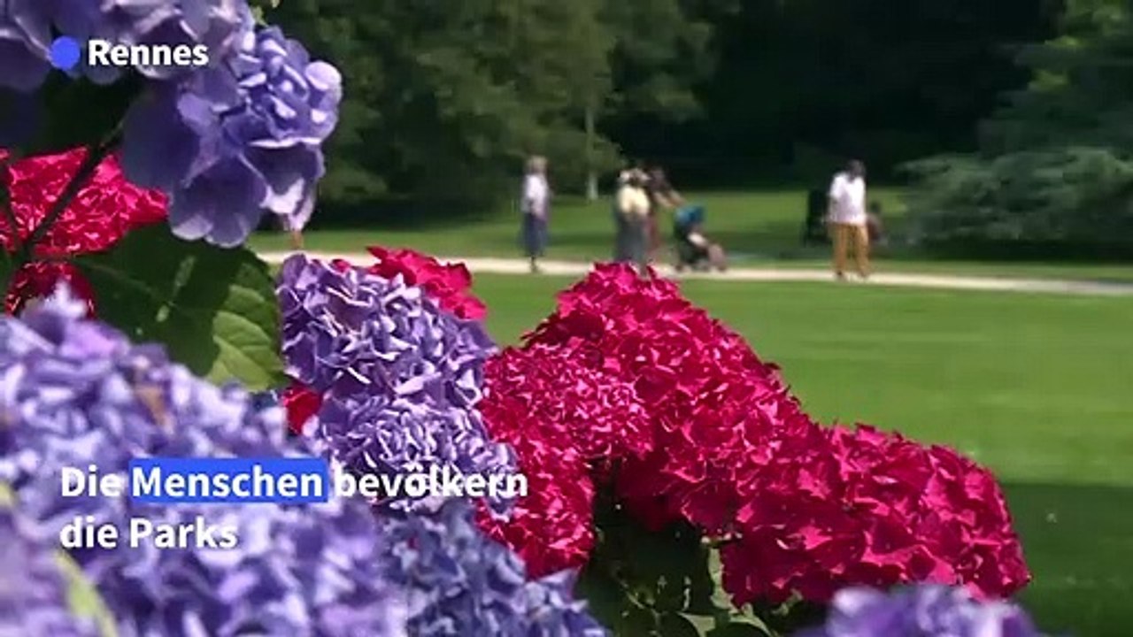 Erste Hitzewelle in Frankreich