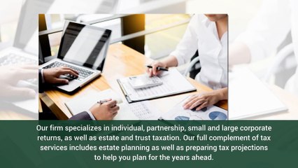 Full Service Tax Preparation And Consulting To Help You Plan The Years Ahead