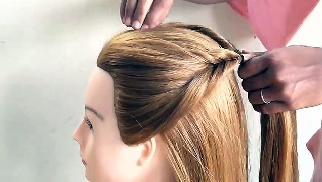 Awesome Hairstyle For Girls ! Easy Everyday Hairstyle for Curly Hair