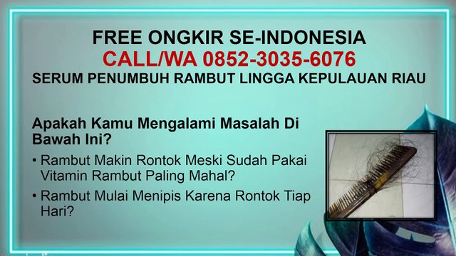 TERLARIS 2020, CALL/WA 0852-3035-6076, Hair Growth Serum Lingga Kepulauan Riau