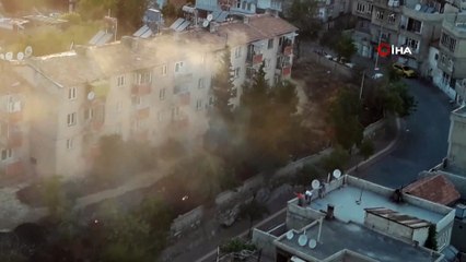 Film gibi yangın izlediler