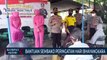 Polres Kediri Kota Berikan Bantuan Sembako Dalam Peringatan Hari Bhayangkara