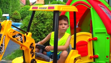 Artem and Mom _ Funny story about a Sportbike fell into the pool